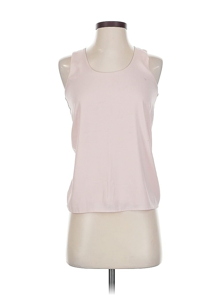 Pre-owned Ann Taylor Tank Top Pink Halter Neckline Tops
