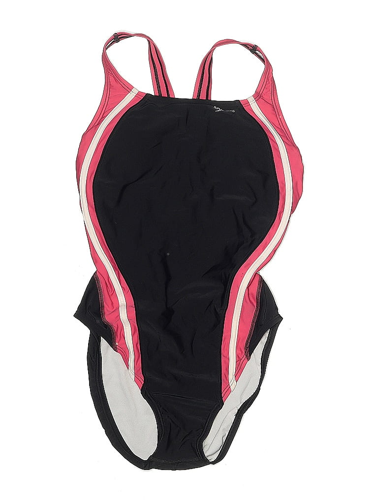 Pre-owned Speedo One Piece Swimsuit In Black