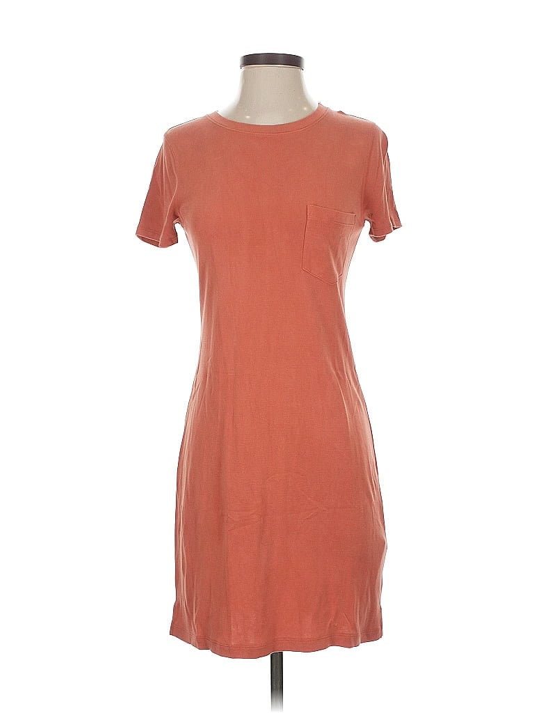 Pre-owned Abercrombie & Fitch Casual Dress In Orange