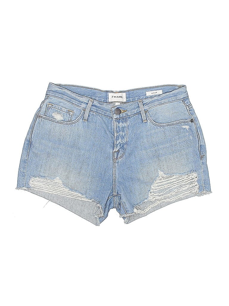 Pre-owned Frame Denim Shorts In Blue