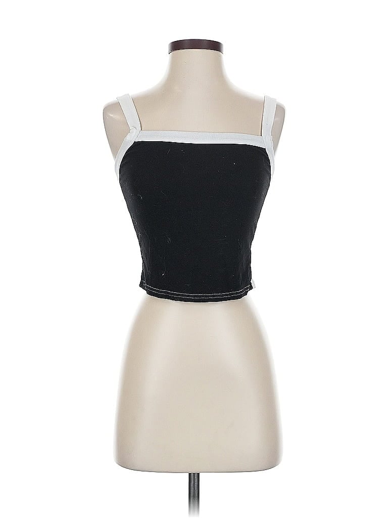 Pre-owned Isalis Sleeveless Top Black Strapless Neckline Tops