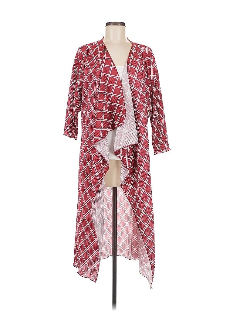 Pre-owned Lularoe Kimono In Red