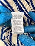 CAbi Stripes Blue Tan Pullover Sweater Size M - photo 4