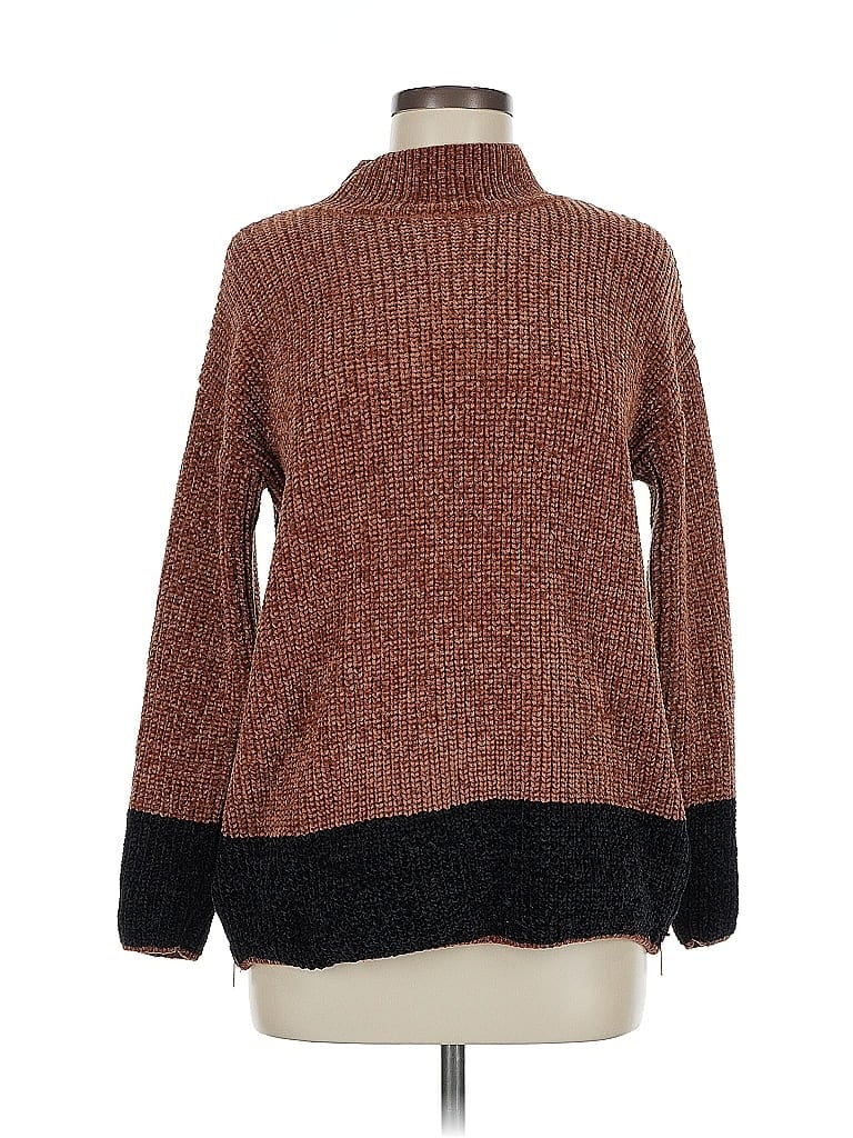Pre-owned Cynthia Rowley Tjx Turtleneck Sweater In Brown