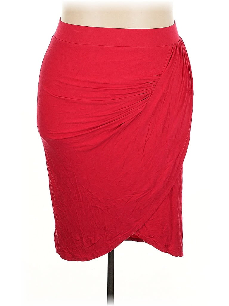 Pre-owned Torrid Formal Skirt In Red