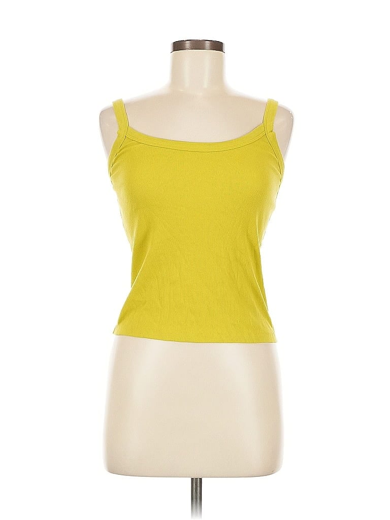 WILD FABLE Pre-owned Tank Top Yellow Strapless Neckline Tops