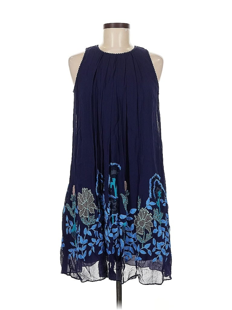 Pre-owned Assorted Brands Cocktail Dress In Blue