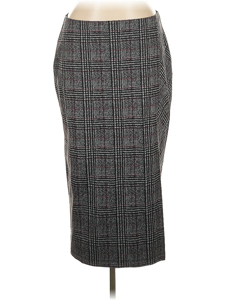 Pre-owned Nicole Formal Skirt In Gray