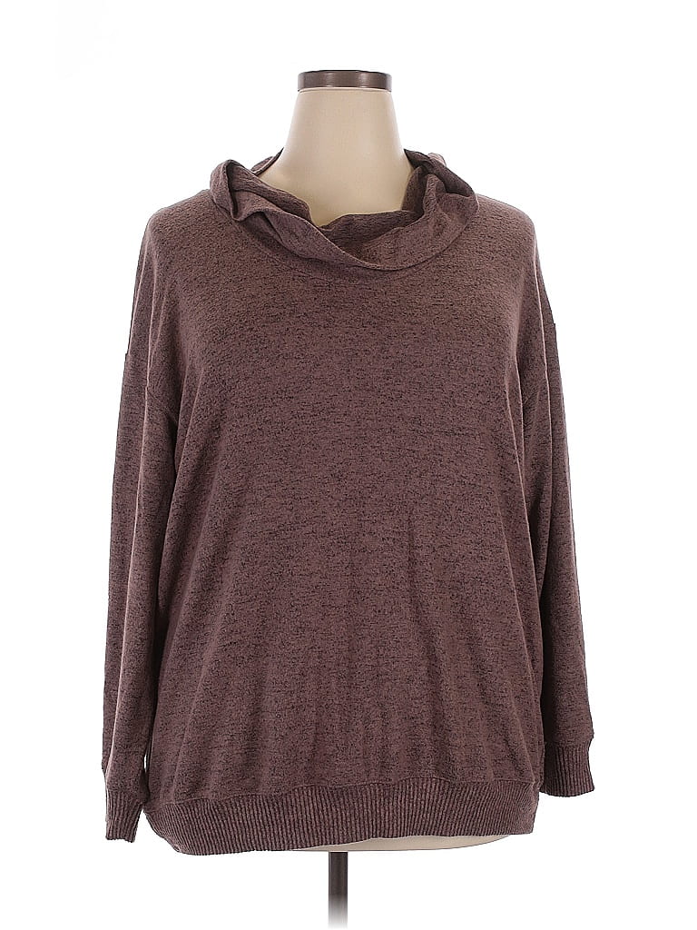 Pre-owned Torrid Pullover Sweater In Brown