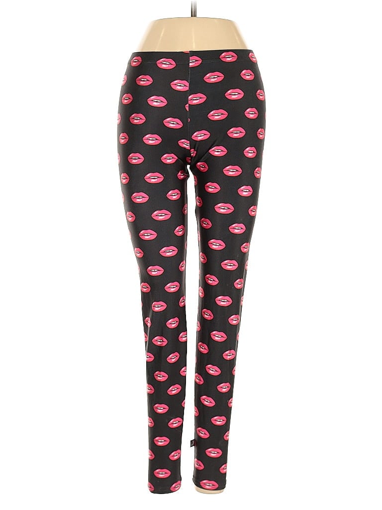 Pre-owned Terez Leggings In Black