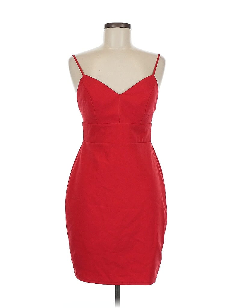 Pre-owned Assorted Brands Cocktail Dress In Red