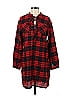 CBR Plaid Red Casual Dress Size S - photo 1