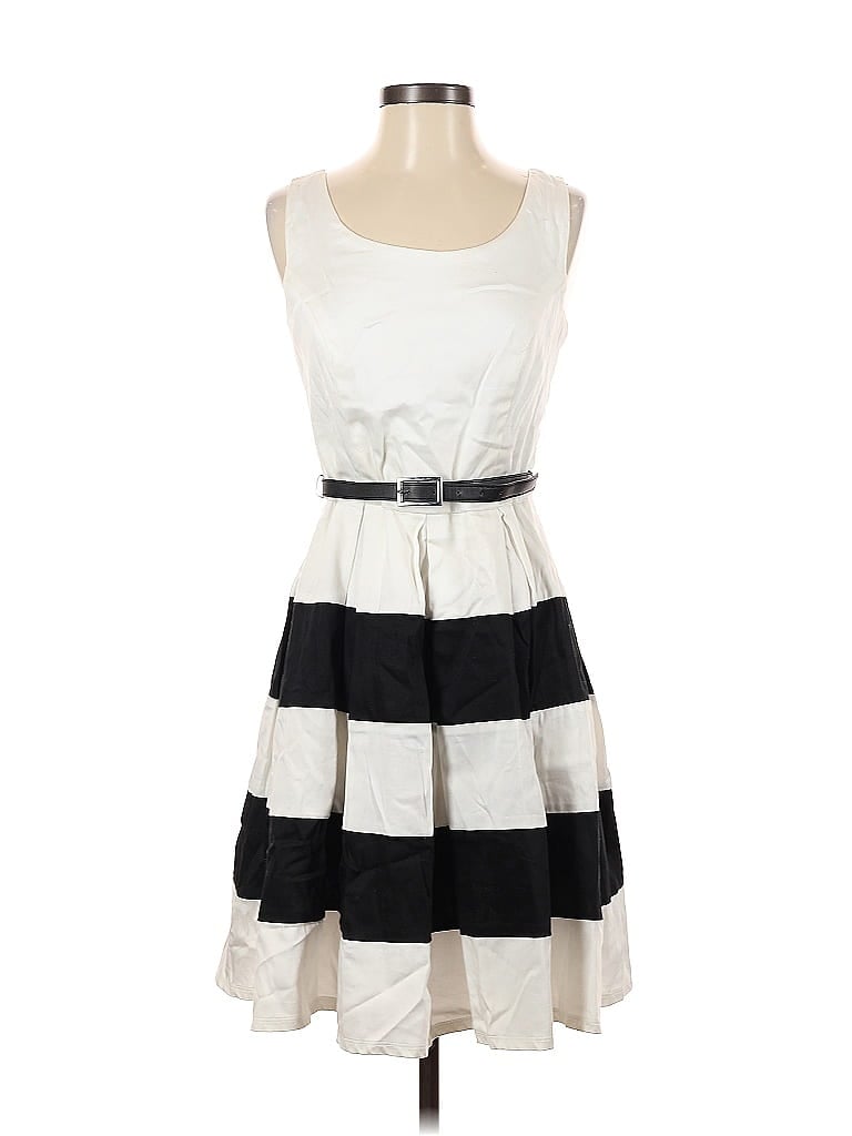 Pre-owned Tiana B Casual Dress In White