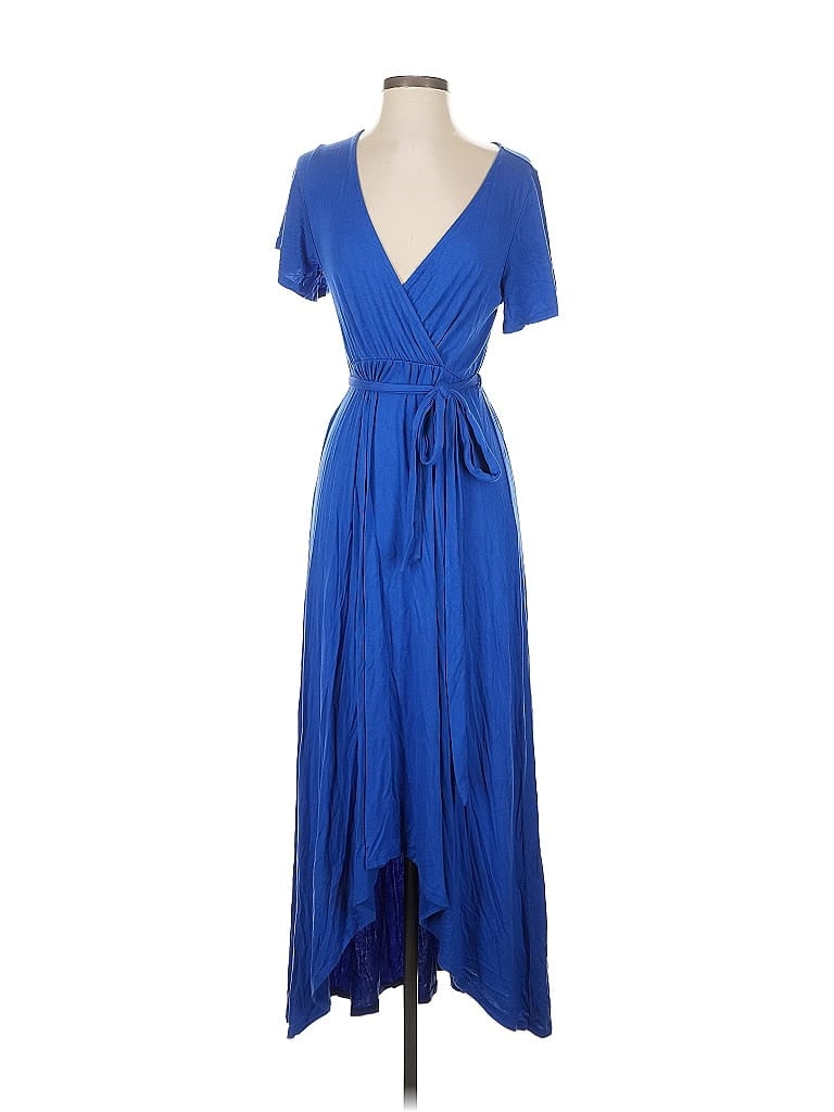 Pre-owned West Kei Casual Dress In Blue