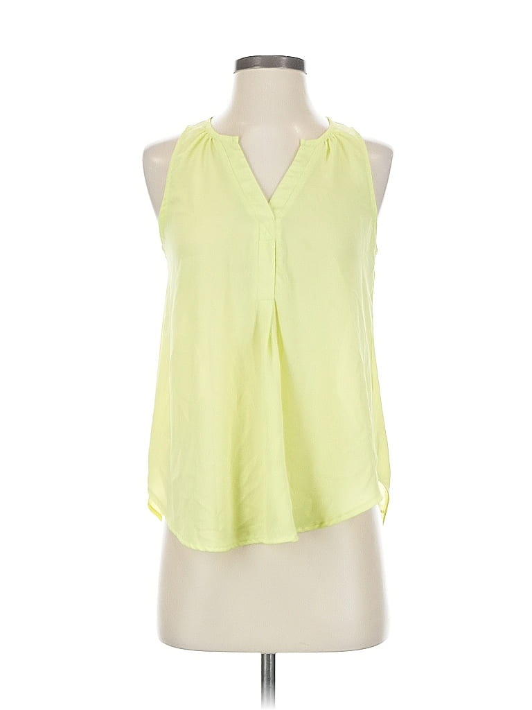 Click to view more detailed imagery on our partner's website Pre-owned Lush Sleeveless Blouse In Yellow