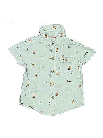 Carter's Short Sleeve Button-Down Shirt (view 1)
