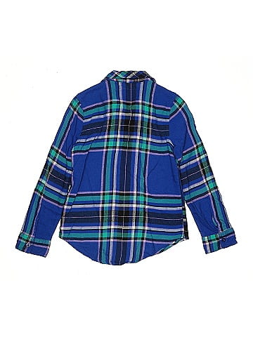 Justice Long Sleeve Button-Down Shirt (view 2)