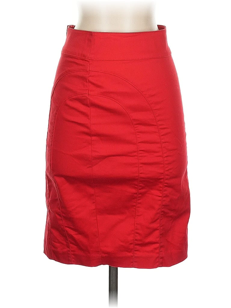 Pre-owned H&m Formal Skirt In Red