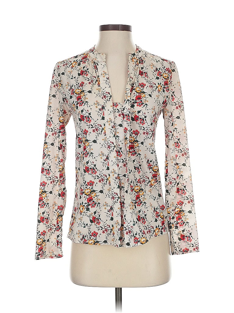 Pre-owned Derek Lam Collective Long Sleeve Blouse In Red