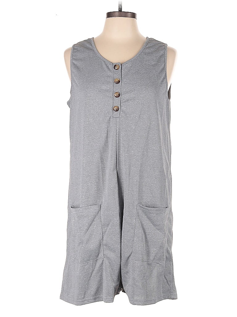 Pre-owned Unbranded Romper In Gray