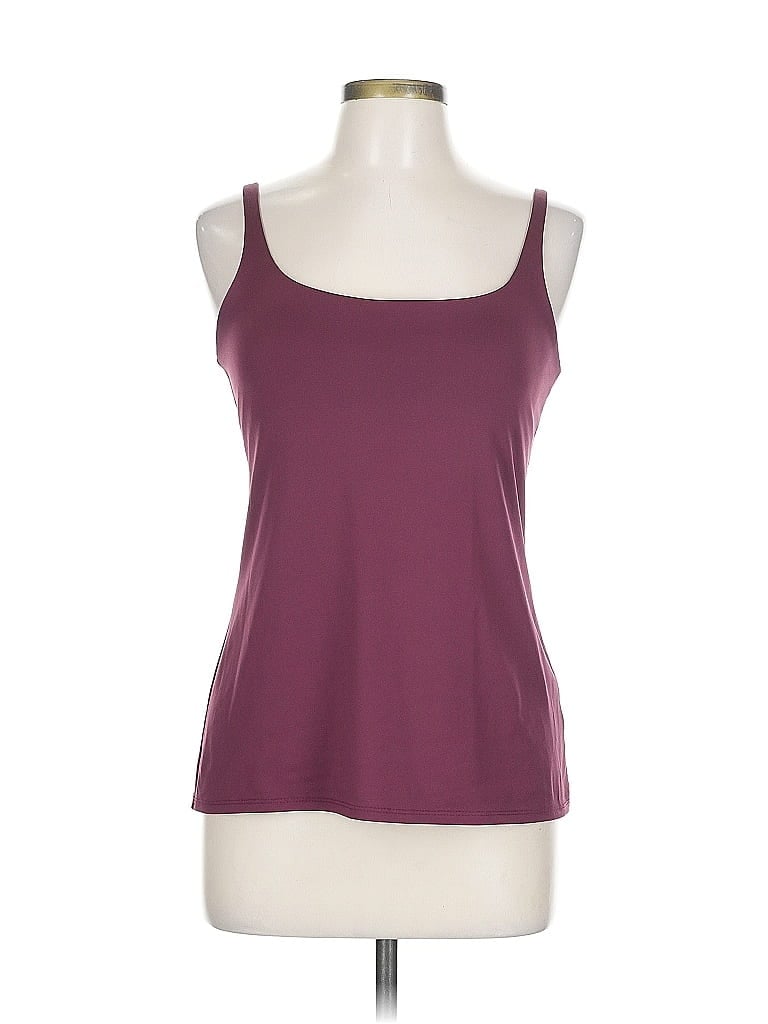 Click to view more detailed imagery on our partner's website Pre-owned New York And Company Tank Top Burgundy Strapless Neckline Tops
