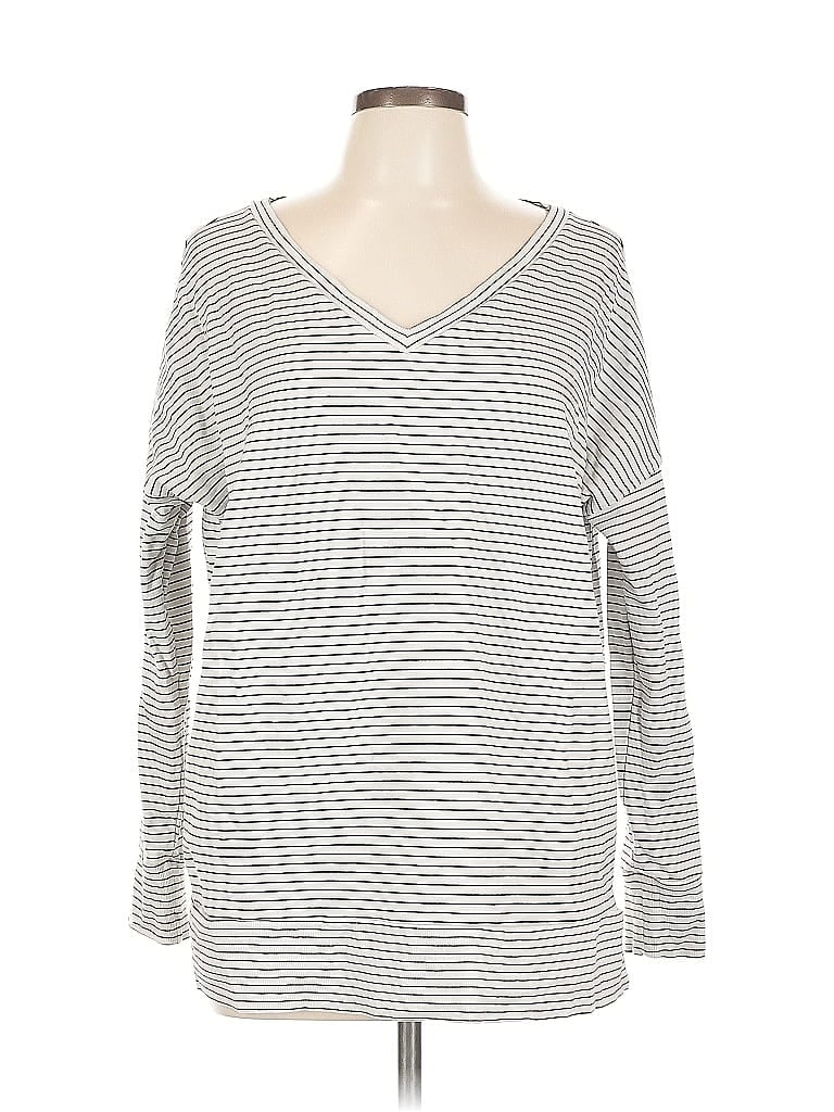 Pre-owned Daily Ritual Pullover Sweater In Silver