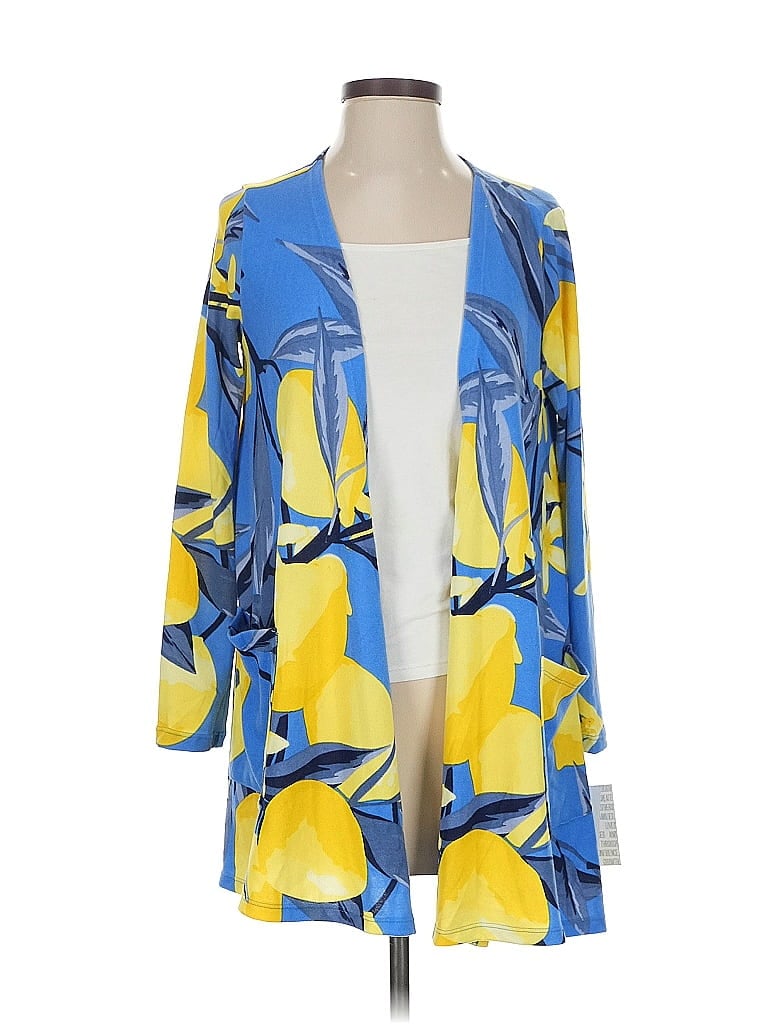 Pre-owned Lularoe Cardigan Sweater In Yellow