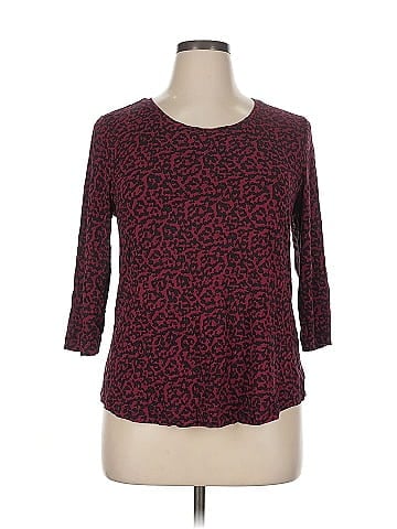 JM Collection 3/4 Sleeve Top (view 1)