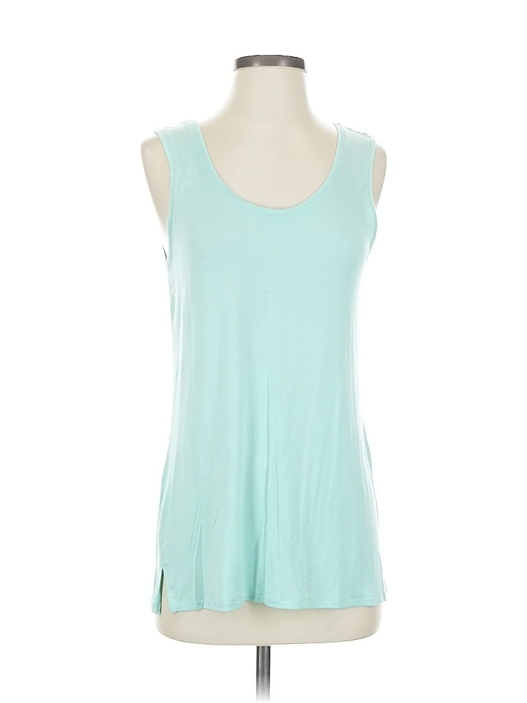 Click to view more detailed imagery on our partner's website Pre-owned White House Black Market Outlet Sleeveless T-shirt In Blue