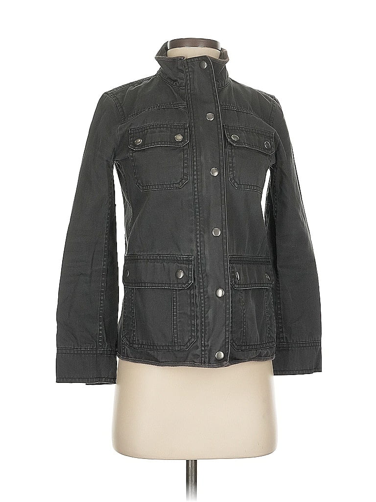 Pre-owned J.crew Factory Store Jacket In Gray