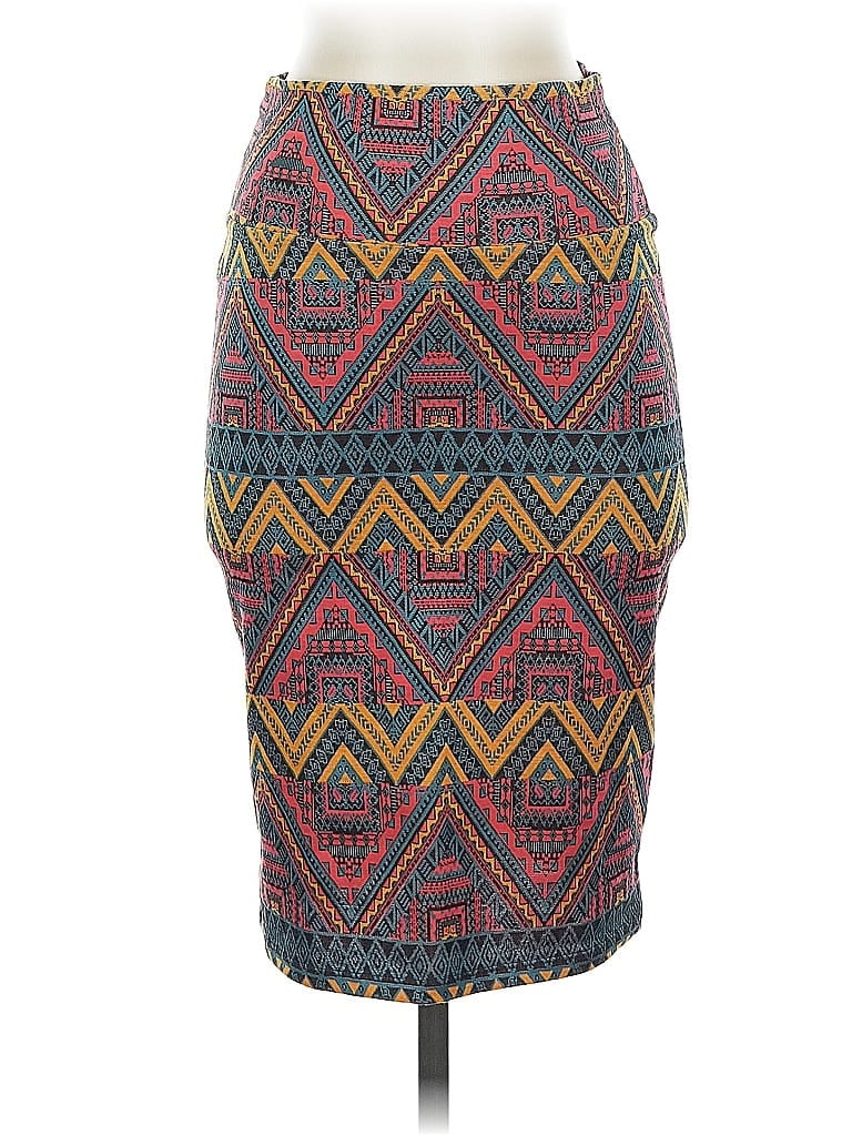 Pre-owned Lularoe Casual Skirt In Blue