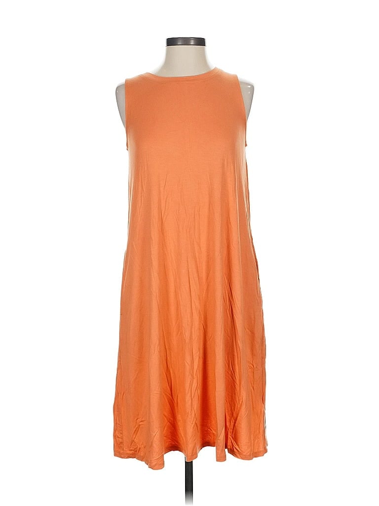 Pre-owned Lularoe Casual Dress In Orange