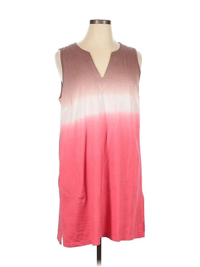 Pre-owned Lands' End Casual Dress In Pink