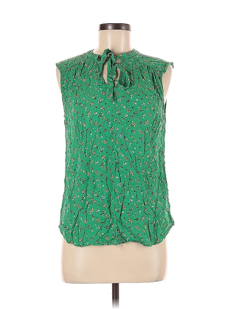 Pre-owned Old Navy Sleeveless Blouse In Green