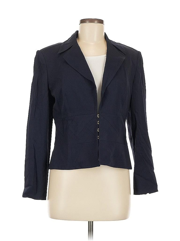Pre-owned Hilton Hollis Blazer Jacket In Blue