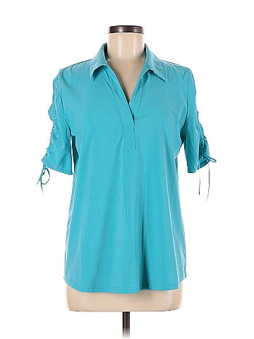 Zenergy by Chico's Short Sleeve Blouse (view 1)