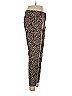 Ellen Tracy Animal Print Brown Casual Pants Size 10 - photo 4