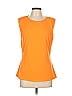 DKNY Orange Sleeveless T-Shirt Size L - photo 1