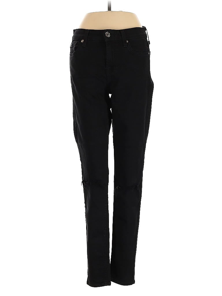 Pre-owned 7 For All Mankind Jeans In Black