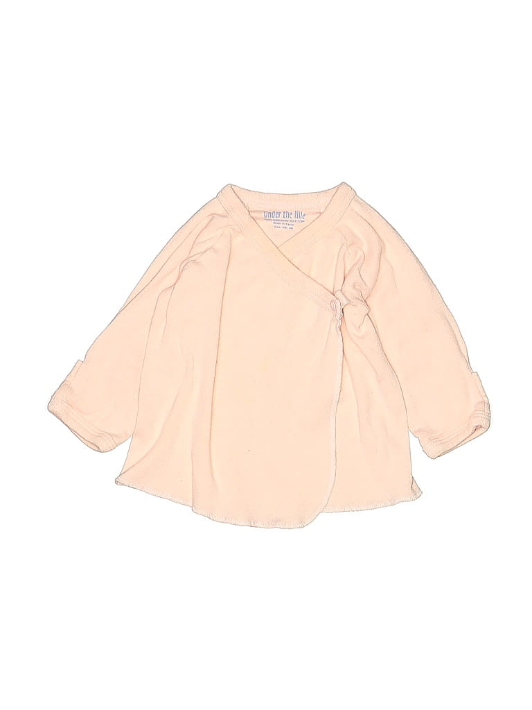 Click to view more detailed imagery on our partner's website Pre-owned Under The Nile Babies' 3/4 Sleeve T-shirt In Pink