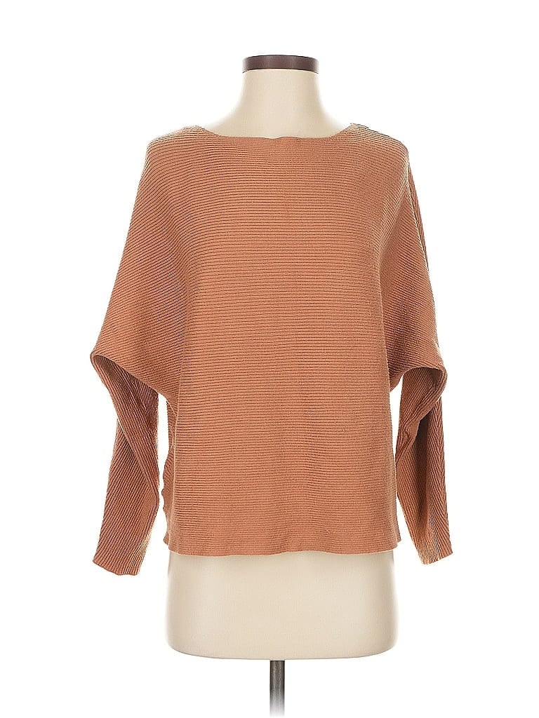 Pre-owned Mng Pullover Sweater In Brown