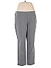 Lafayette 148 New York Solid Gray Active Pants Size 12 - photo 1
