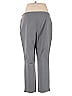 Lafayette 148 New York Solid Gray Active Pants Size 12 - photo 2