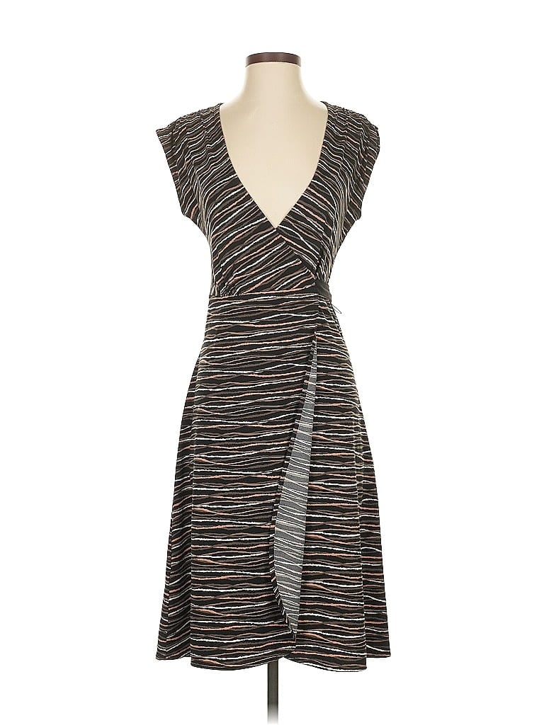 Pre-owned Bcbgmaxazria Cocktail Dress In Brown