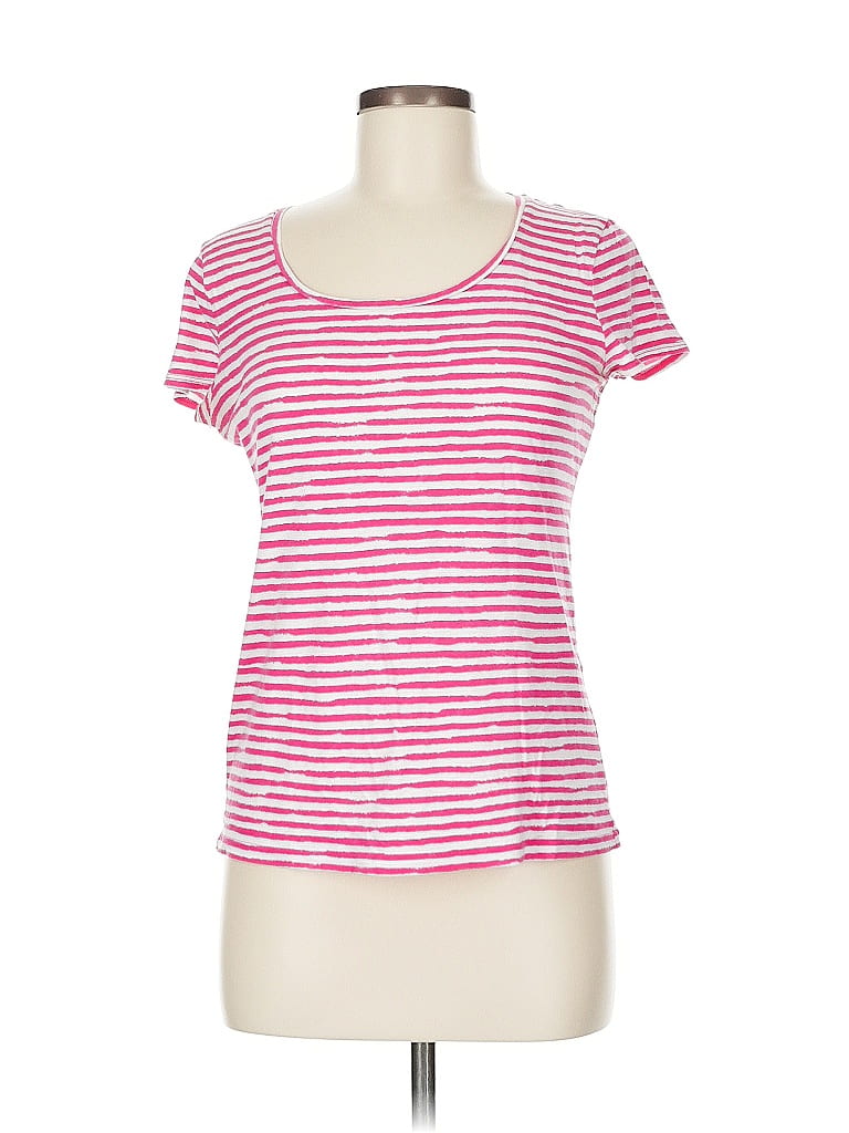 Click to view more detailed imagery on our partner's website Pre-owned Ann Taylor Short Sleeve T-shirt In Pink