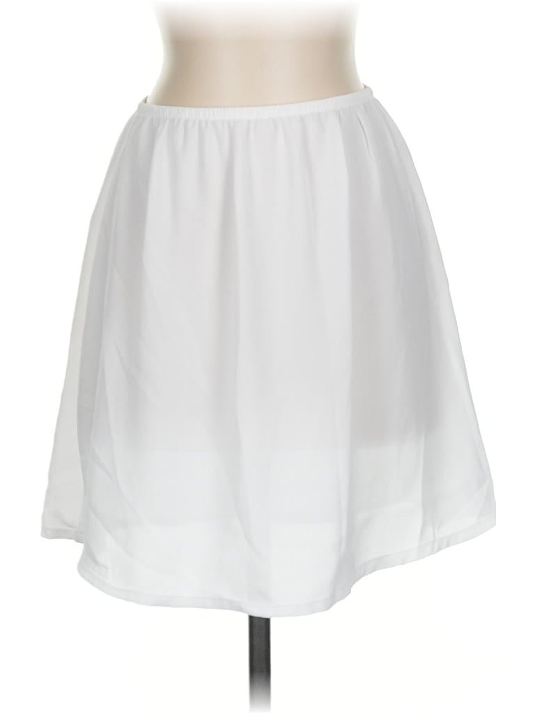 Pre-owned Unbranded Casual Skirt In White