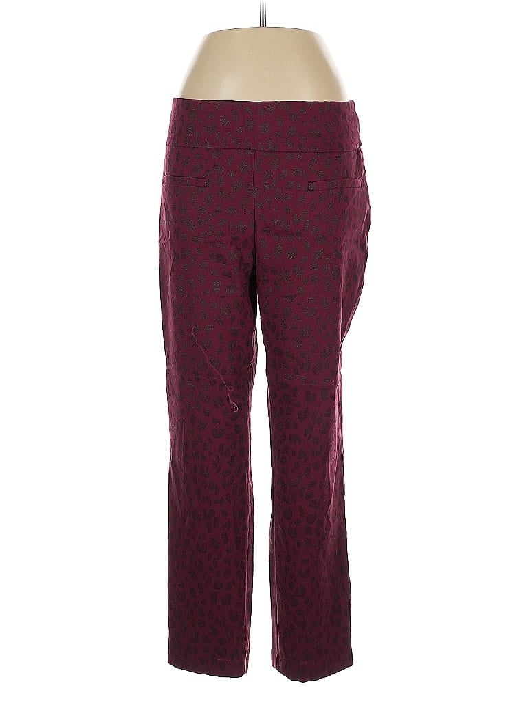 Pre-owned Crown & Ivy Casual Pants In Burgundy