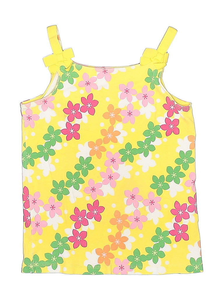 Pre-owned Gymboree Kids' Sleeveless Top Yellow Halter Neckline Tops