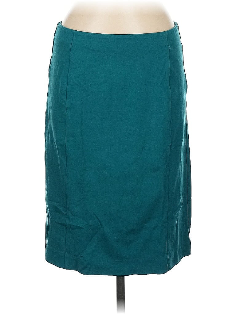 Pre-owned Ann Taylor Casual Skirt In Blue