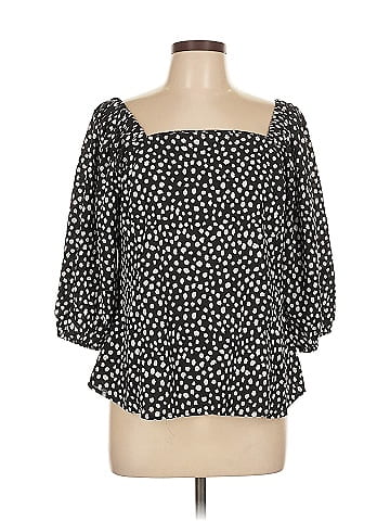 Scoop 3/4 Sleeve Blouse (view 1)